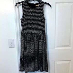 Loft Dash Print Sleeveless A-line dress